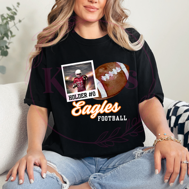 Custom Football Polaroid Shirt